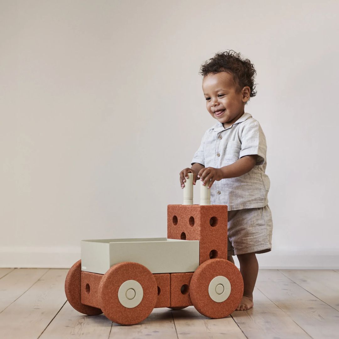 Modu® 3in1 Baby Walker Burnt Orange / Dusty Green – slika 3