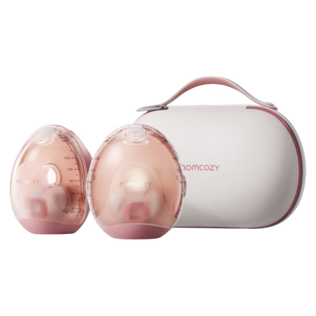 Momcozy® Air One Ultra-Slim Double Electric Hands-Free Breast Pump for Breastfeeding Red