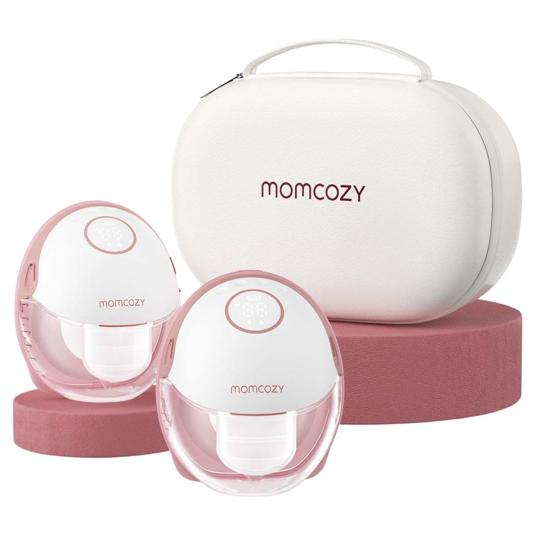 Momcozy® Double Electric Breast Pump M6 Mobile Style™ Hands-Free Cozy Red
