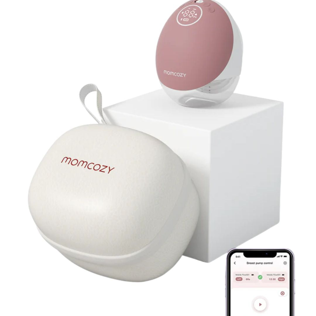 Momcozy® M9 Mobile Flow™ Single Electric Hands-Free Breast Pump Cozy Red – slika 3