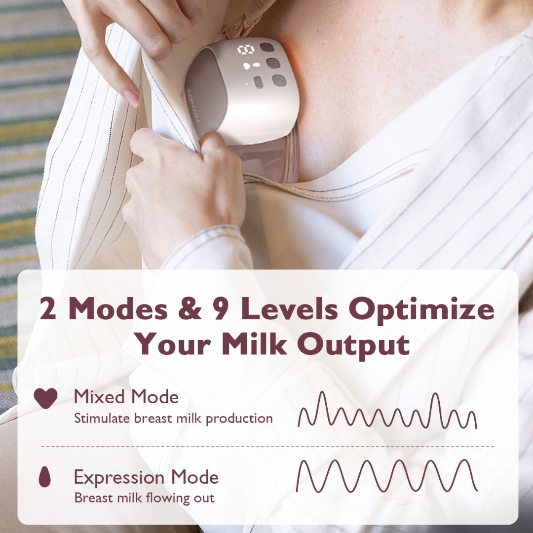 Momcozy® single electric breast pump S9 Pro Hands-Free Grey – slika 7