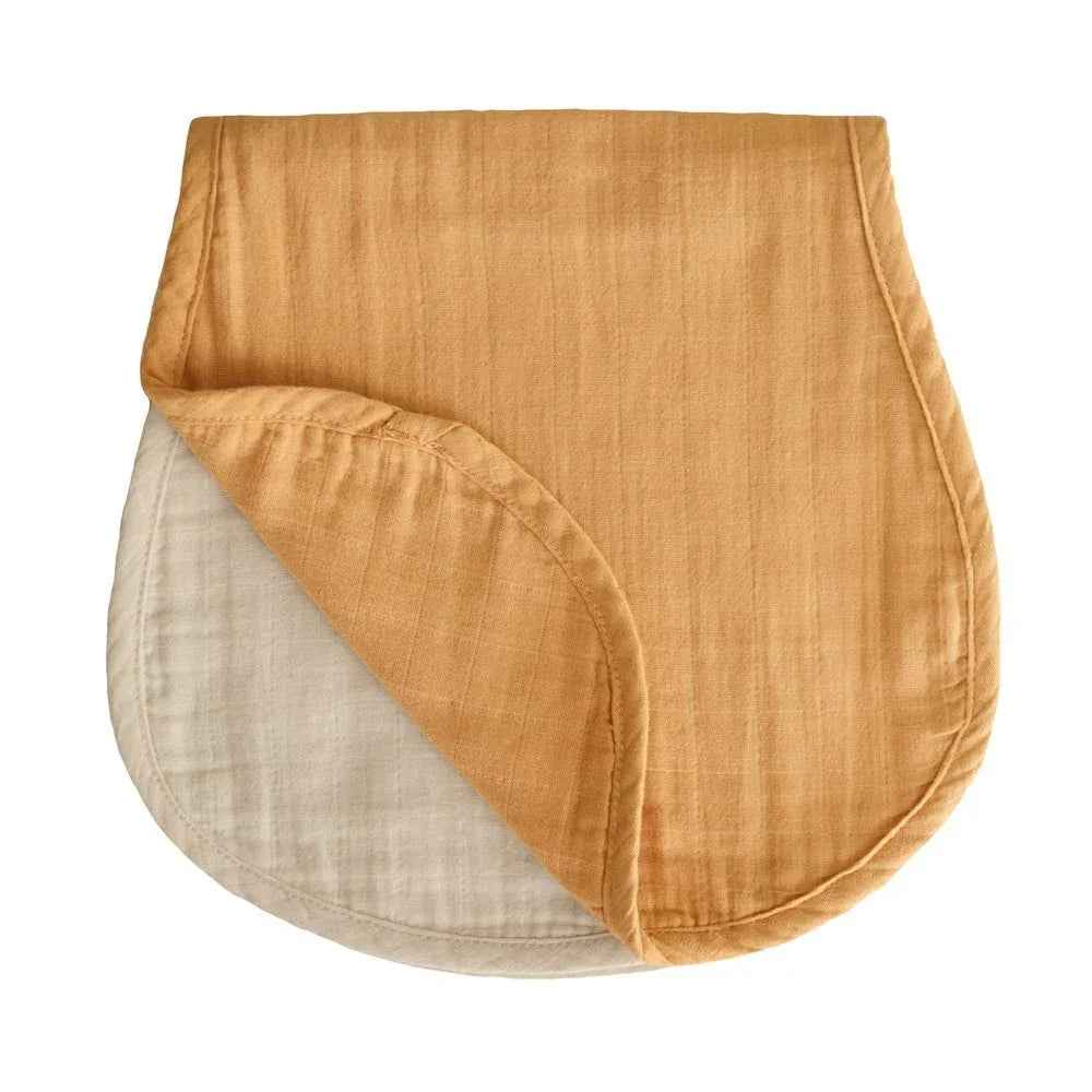Mushie® Komplet 2 tetra pleničk Fall Yellow/Fog Mushie