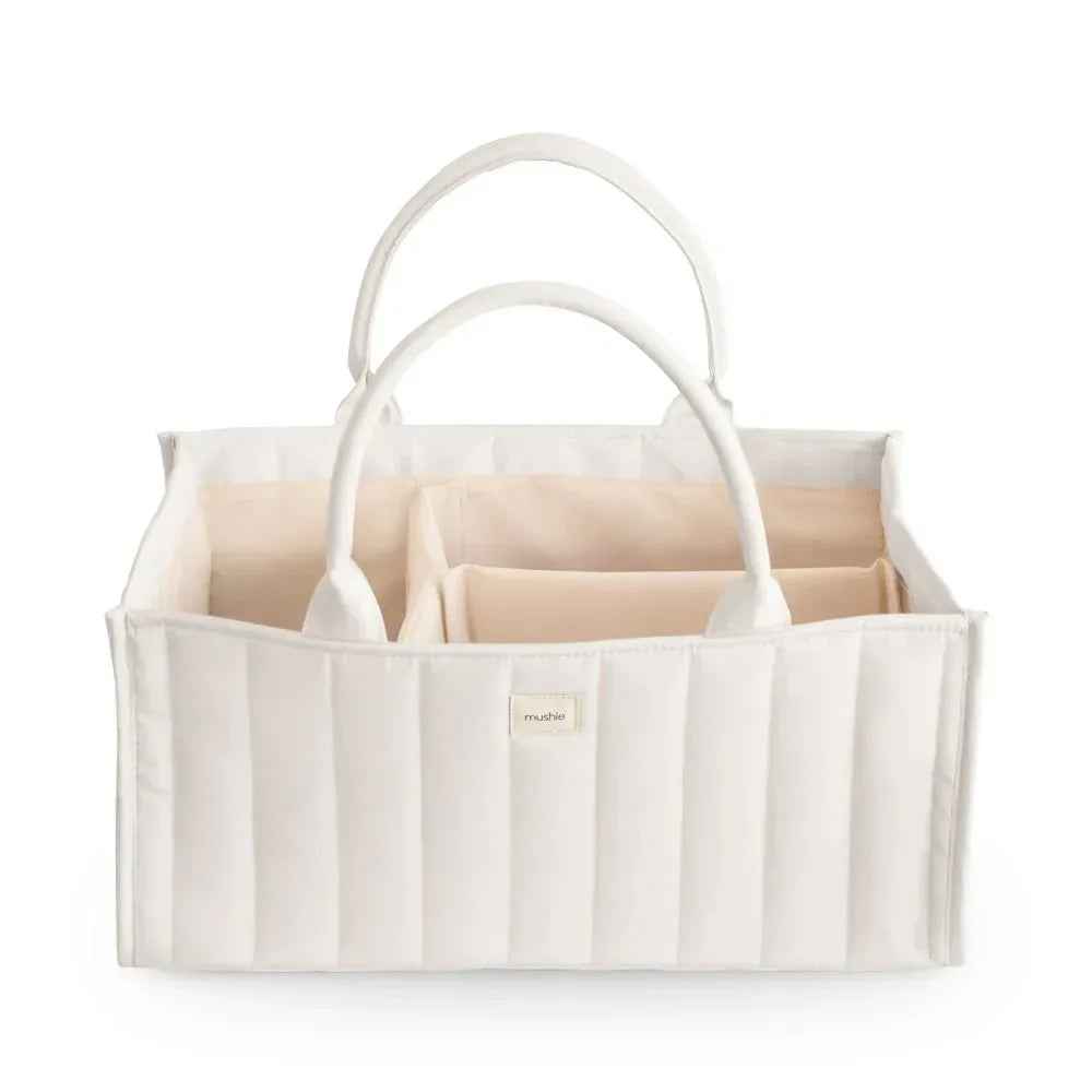 Mushie® Organizator za pleničke Ivory Mushie