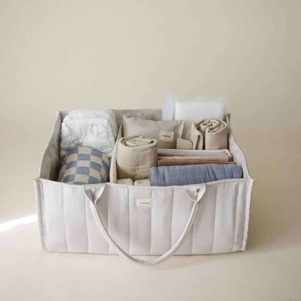 Mushie® Organizator za pleničke Ivory Mushie