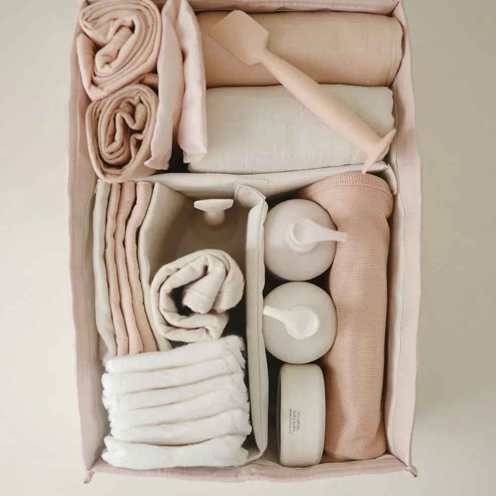 Mushie® Organizator za pleničke Blush Mushie