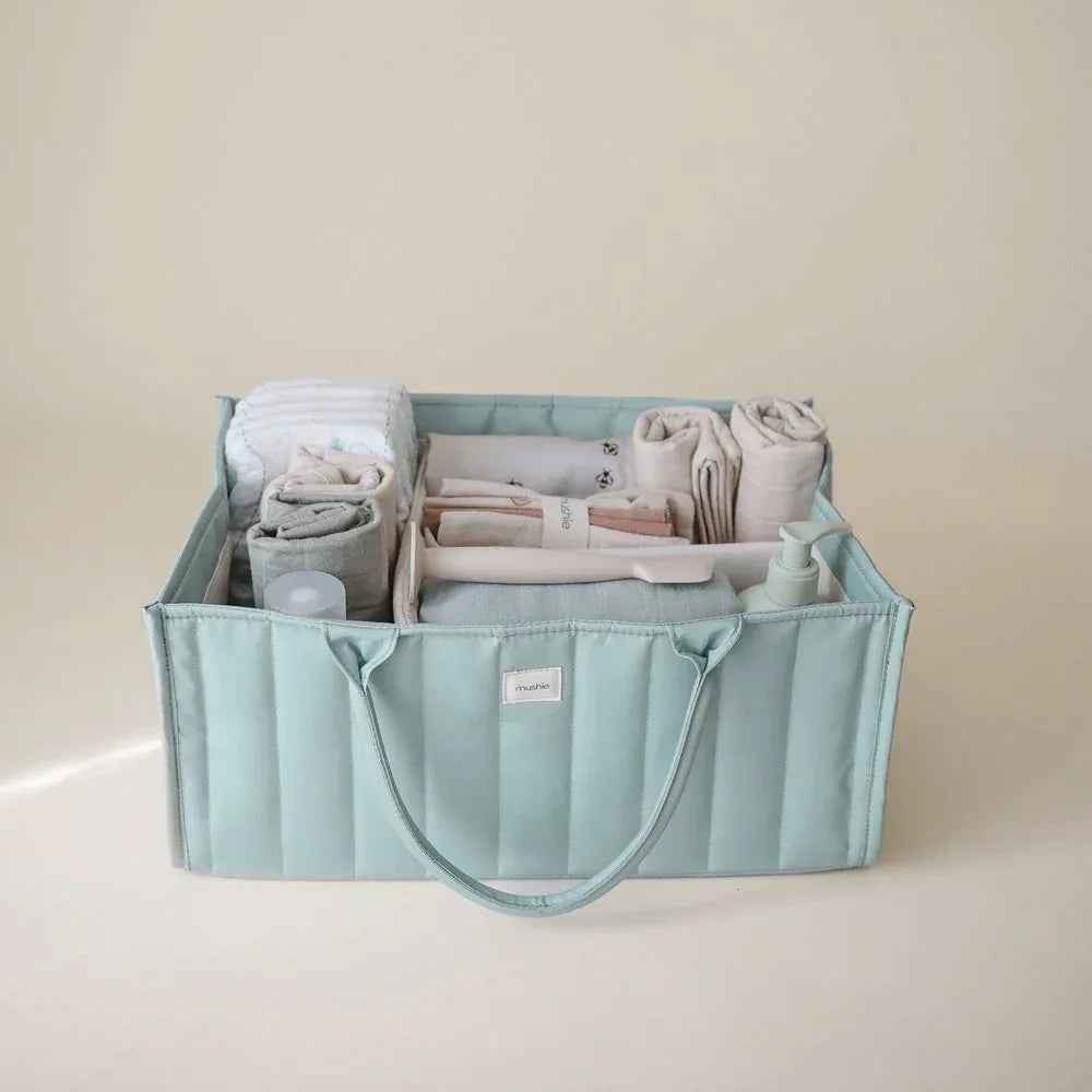 Mushie® Organizator za pleničke Roman Green Mushie