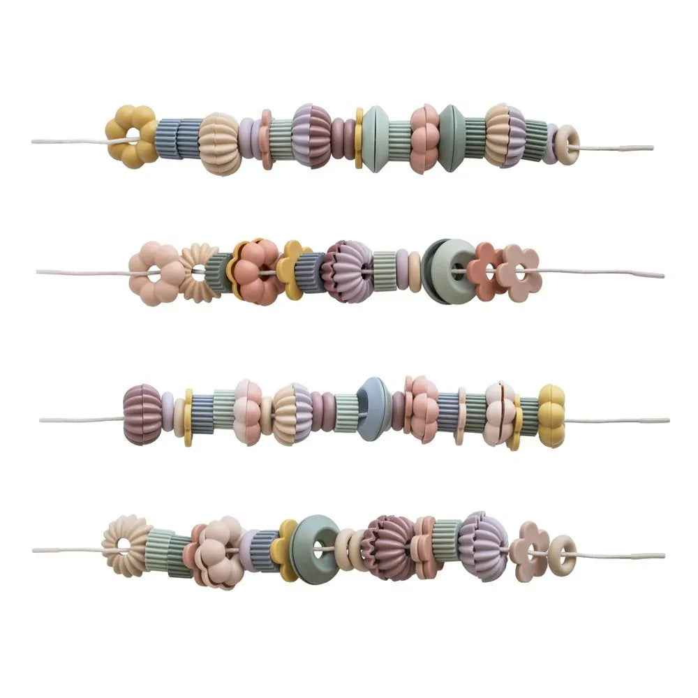 Mushie® Pretikanke Bead Lacing Toy Mushie