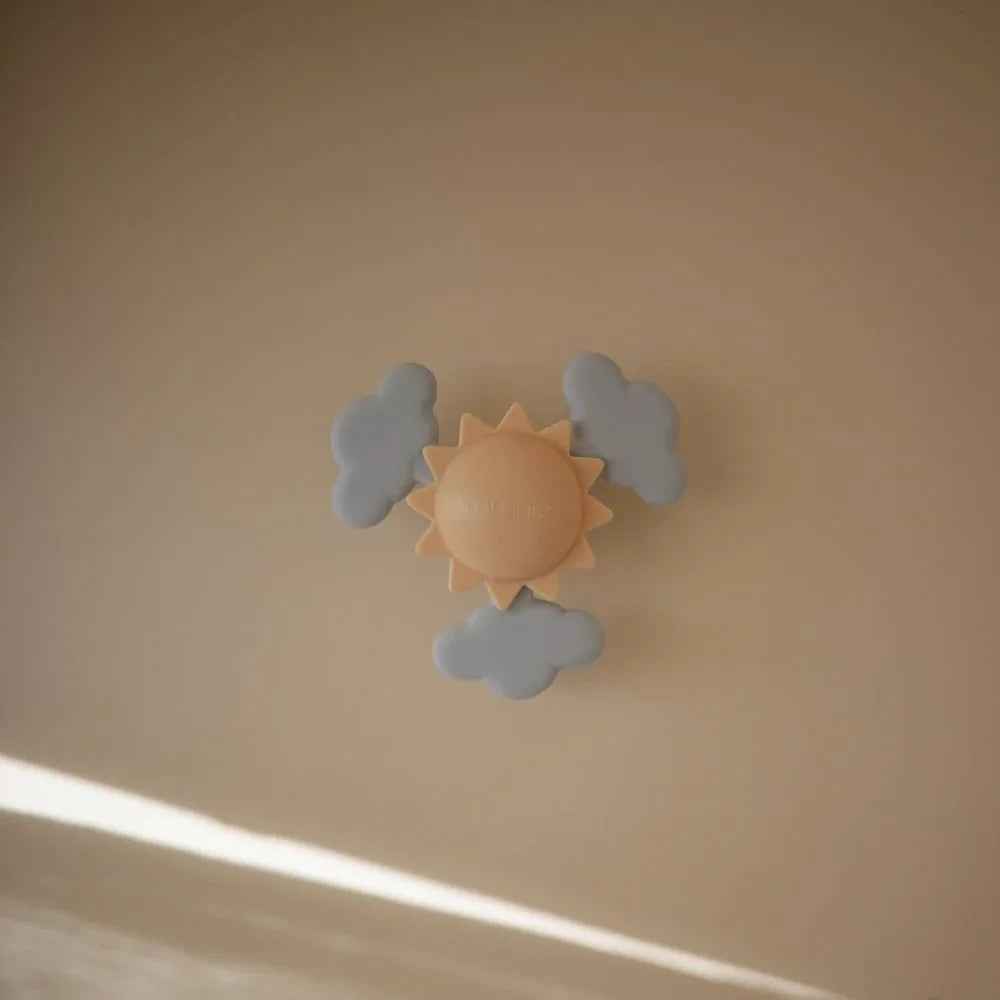 Mushie® Silikonska igrača Spinner Toy Sunshine Mushie