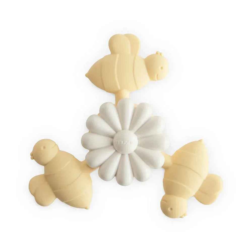 Mushie® Silikonska igrača Spinner Toy Bee Mushie