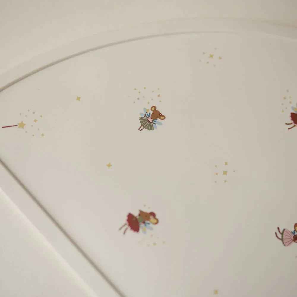Mushie® Silikonska podloga za hranjenje Fairy Mice Mushie