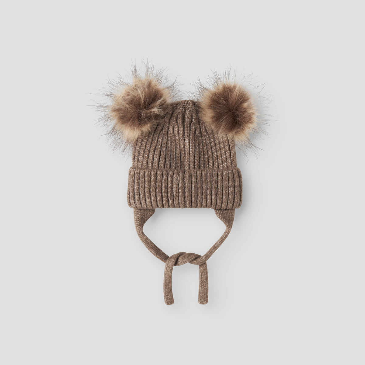 name it® Knit hat baby Walnut – slika 3