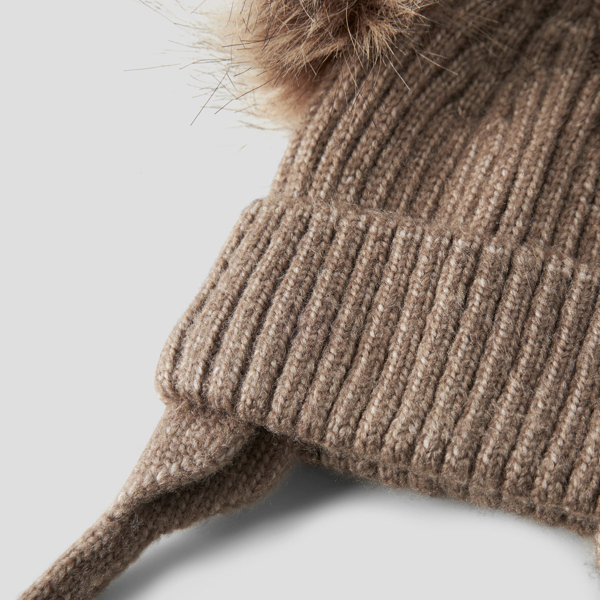 name it® Knit hat baby Walnut – slika 2