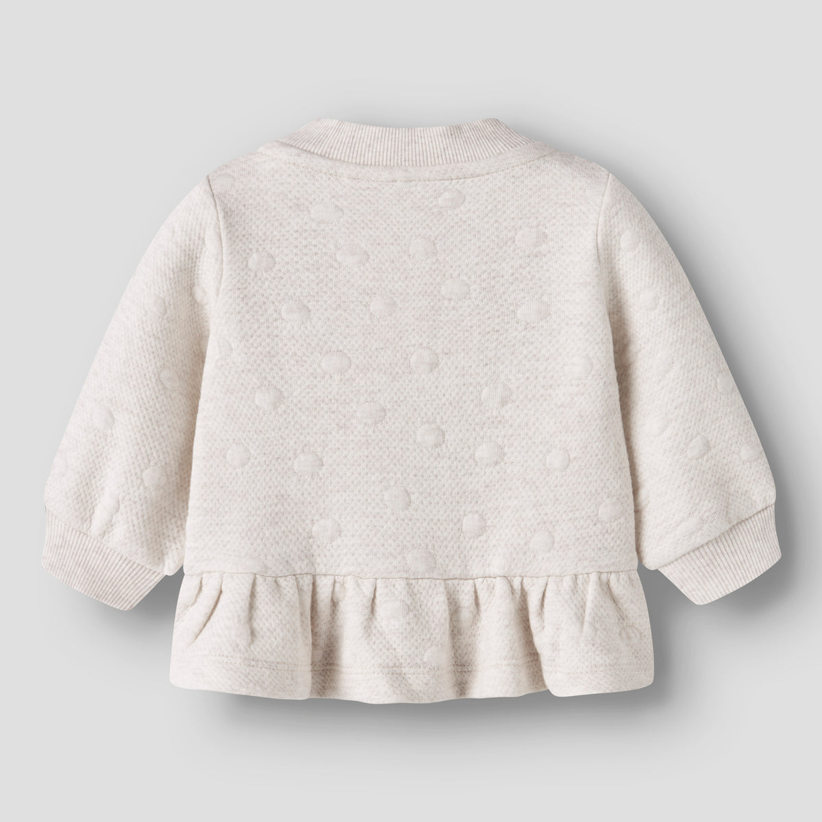 name it® Cardigan with ruffles Peyote Melange – slika 4