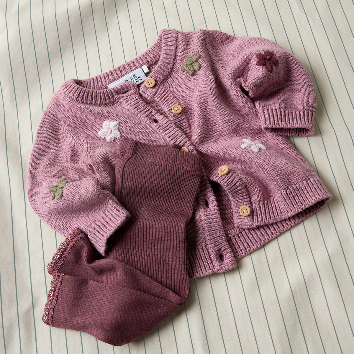 name it® Cardigan Lilas Flowers – slika 2