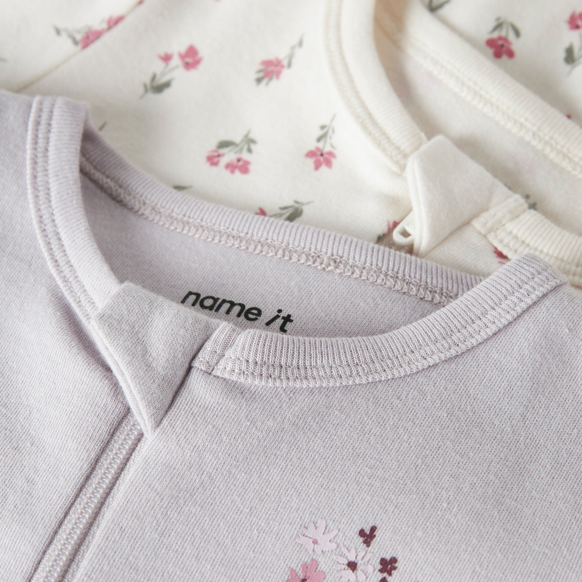 name it® Nightsuit 2 pack Jet Stream Lilac Marble – slika 3