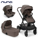 Nuna® 3-in-1 Demi™ Next Stroller with rocker + Pipa™ Urbn Chestnut