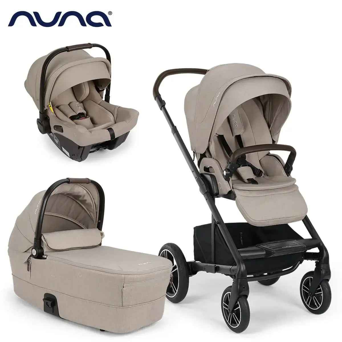 Nuna® Otroški voziček 3v1 Mixx™ Next + Pipa™ Next Chateau Nuna