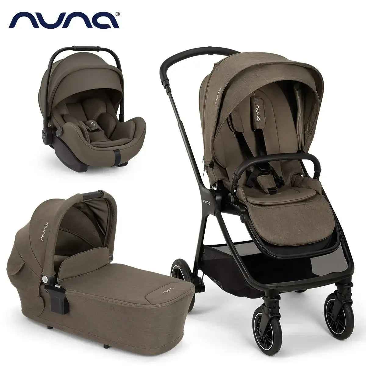 Nuna® Otroški voziček 3v1 Triv™ Next + Lytl™ + Arra™ Flex Pistachio Nuna