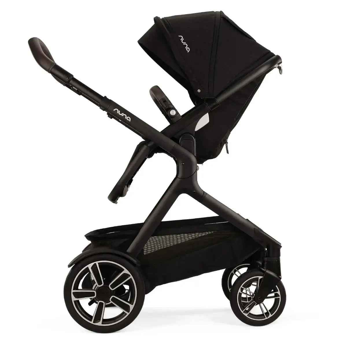Nuna® Otroški voziček 4v1 Demi™ Next z rolko + Arra™ Flex Caviar + Isofix baza Next Nuna