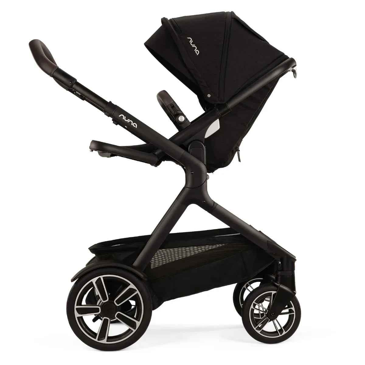 Nuna® Otroški voziček 4v1 Demi™ Next z rolko + Arra™ Flex Caviar + Isofix baza Next Nuna