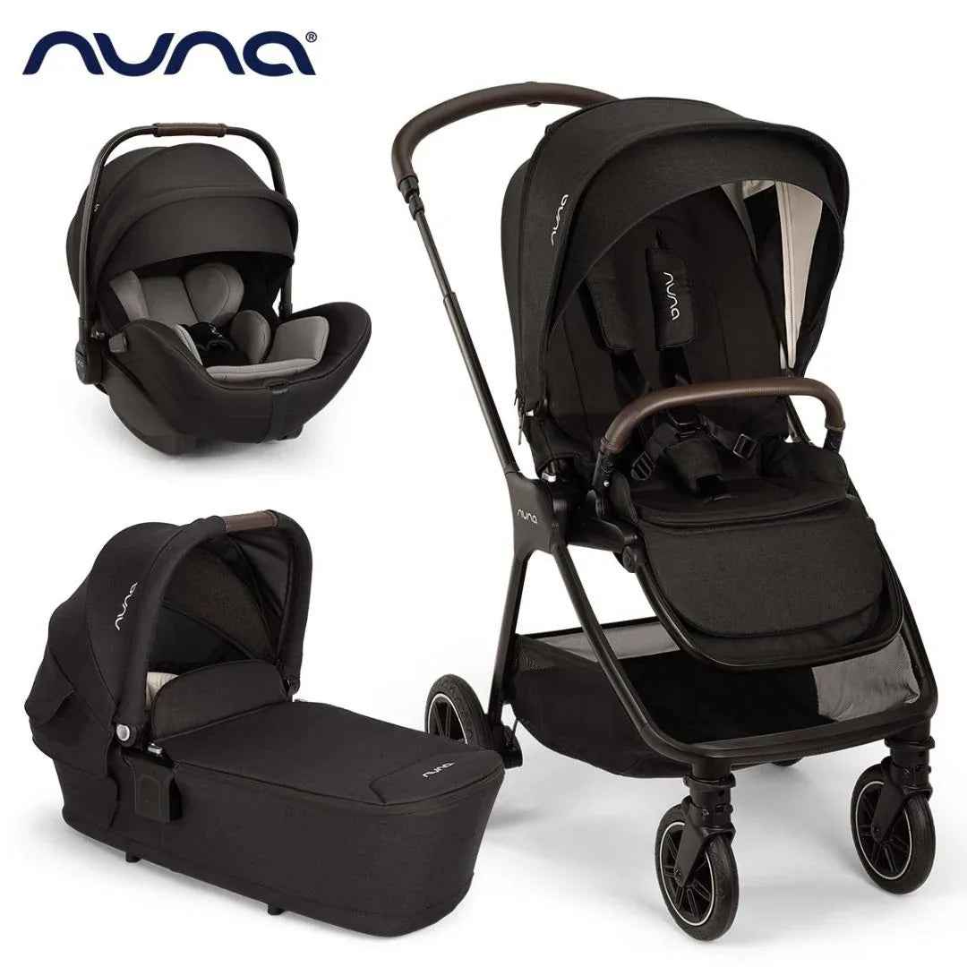 Nuna® Otroški voziček 3v1 Triv™ Next + Lytl™ + Arra™ Flex Caviar Nuna