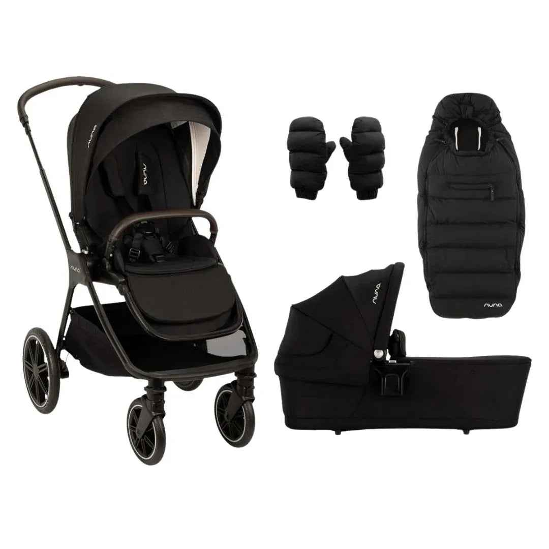 Nuna® Otroški voziček 2v1 Triv™ LX All-Season Caviar Nuna
