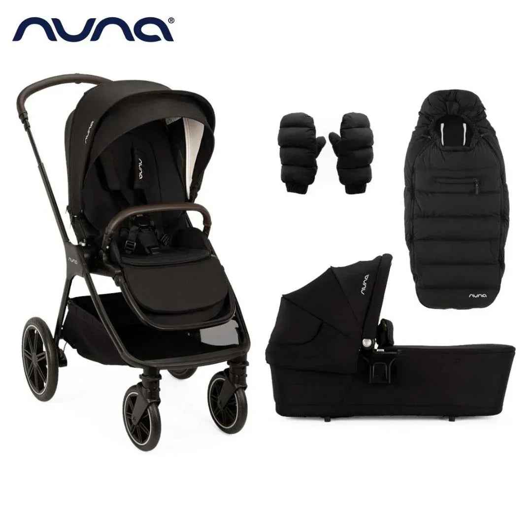 Nuna® Otroški voziček 2v1 Triv™ LX All-Season Caviar Nuna