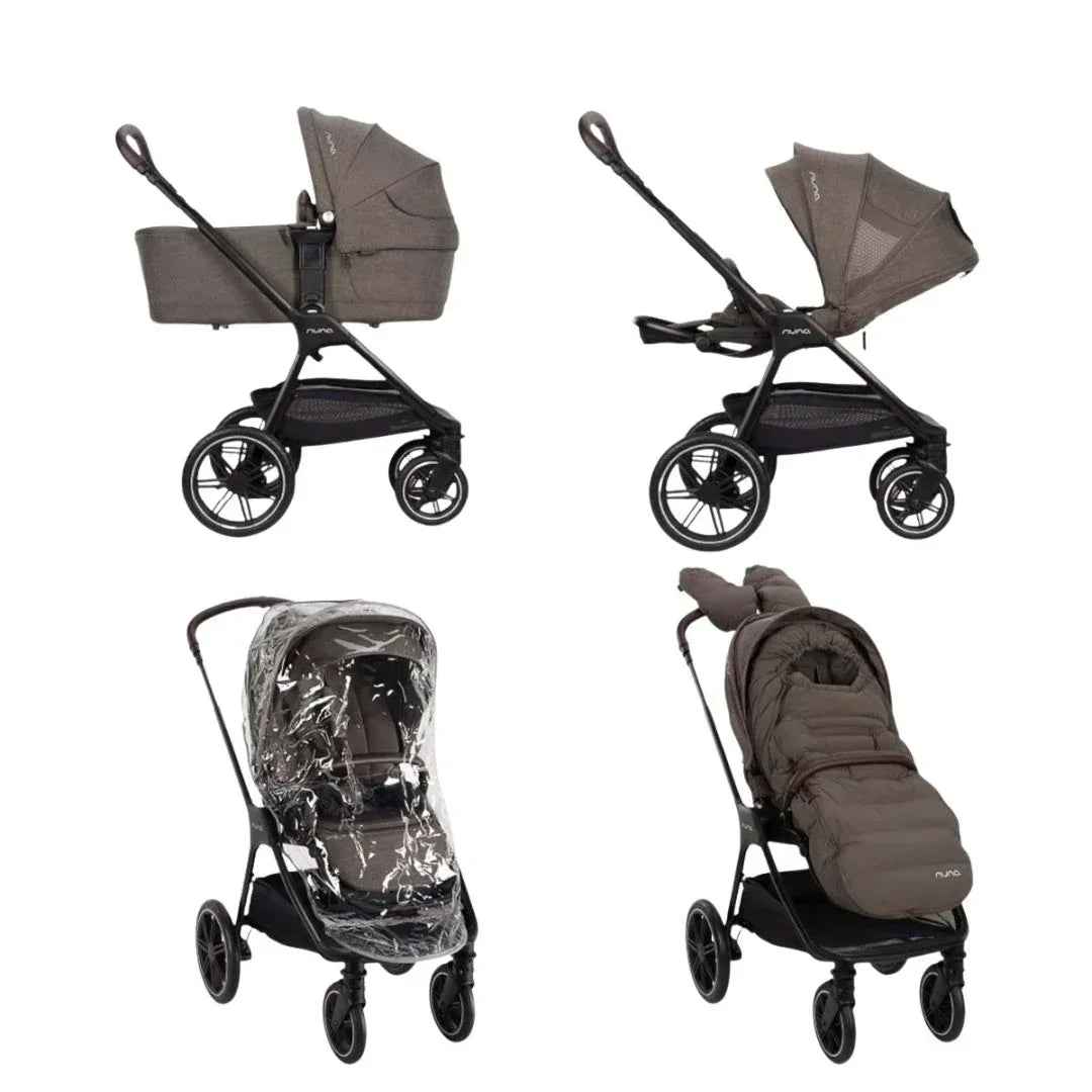 Nuna® Otroški voziček 2v1 Triv™ LX All-Season Chestnut Nuna