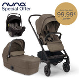 Nuna® Stroller 3in1 Mixx™ Next Pistachio + Pipa™ Next Caviar New