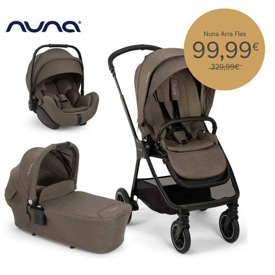 Nuna® Baby Stroller 3in1 Triv™ Next + Lytl™ + Arra™ Flex Pistachio