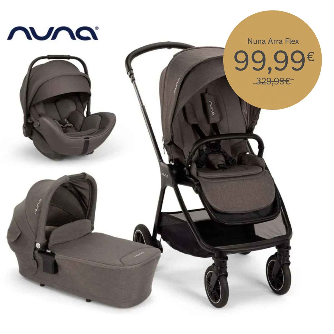 Nuna® Stroller 3in1 Triv™ Next + Lytl™ + Arra™ Flex Thunder