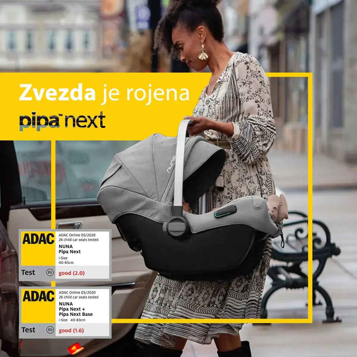 Nuna® Otroški voziček 3v1 Triv™ Next + Lytl™ + Pipa™ Next Chateau Nuna