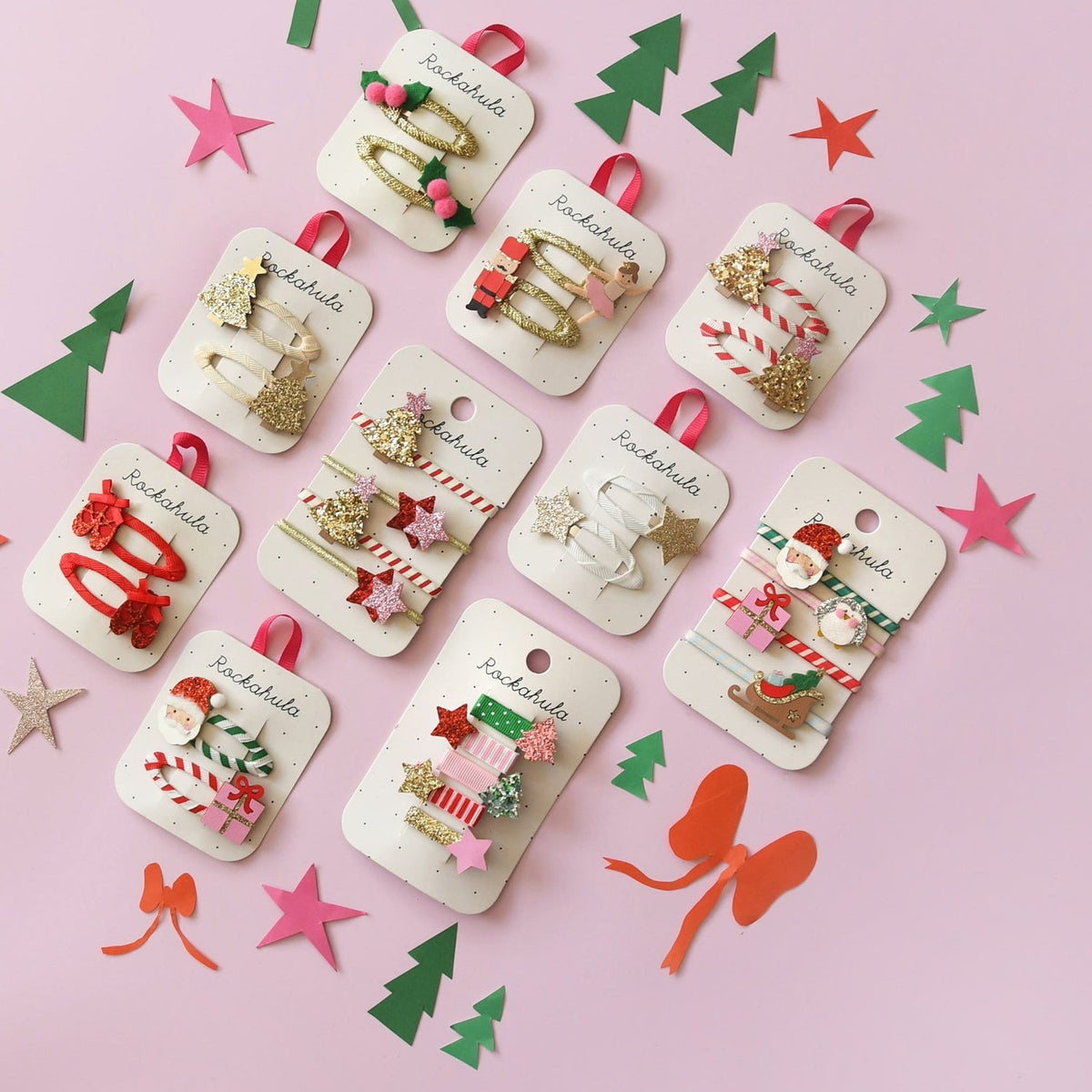 Rockahula Sponke za lase Ballet Shoes Red – slika 3
