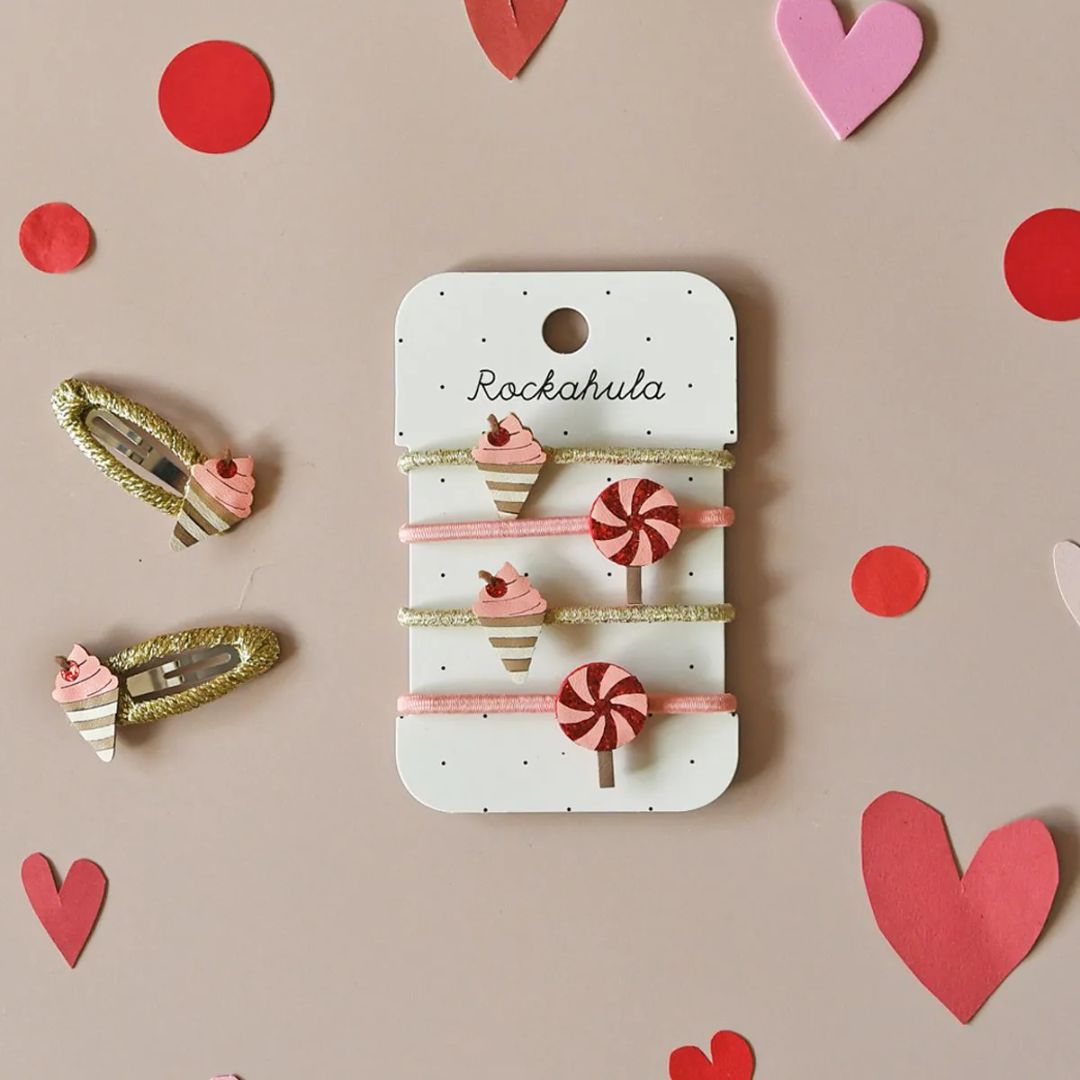 Rockahula® Hair Elastics Very Cherry Ice Cream – slika 2