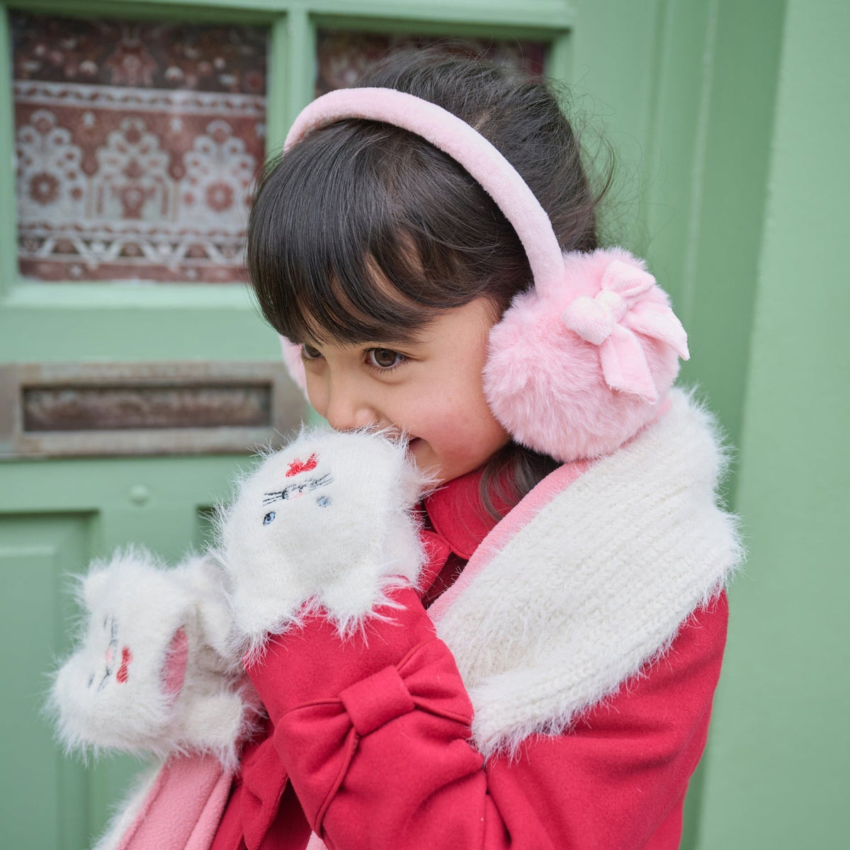 Rockahula® Naušniki z nastavljivim trakom Pretty in Pink Bow – slika 2