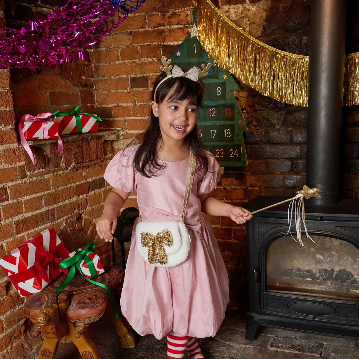 Rockahula® Headband Magical Golden Reindeer – slika 3