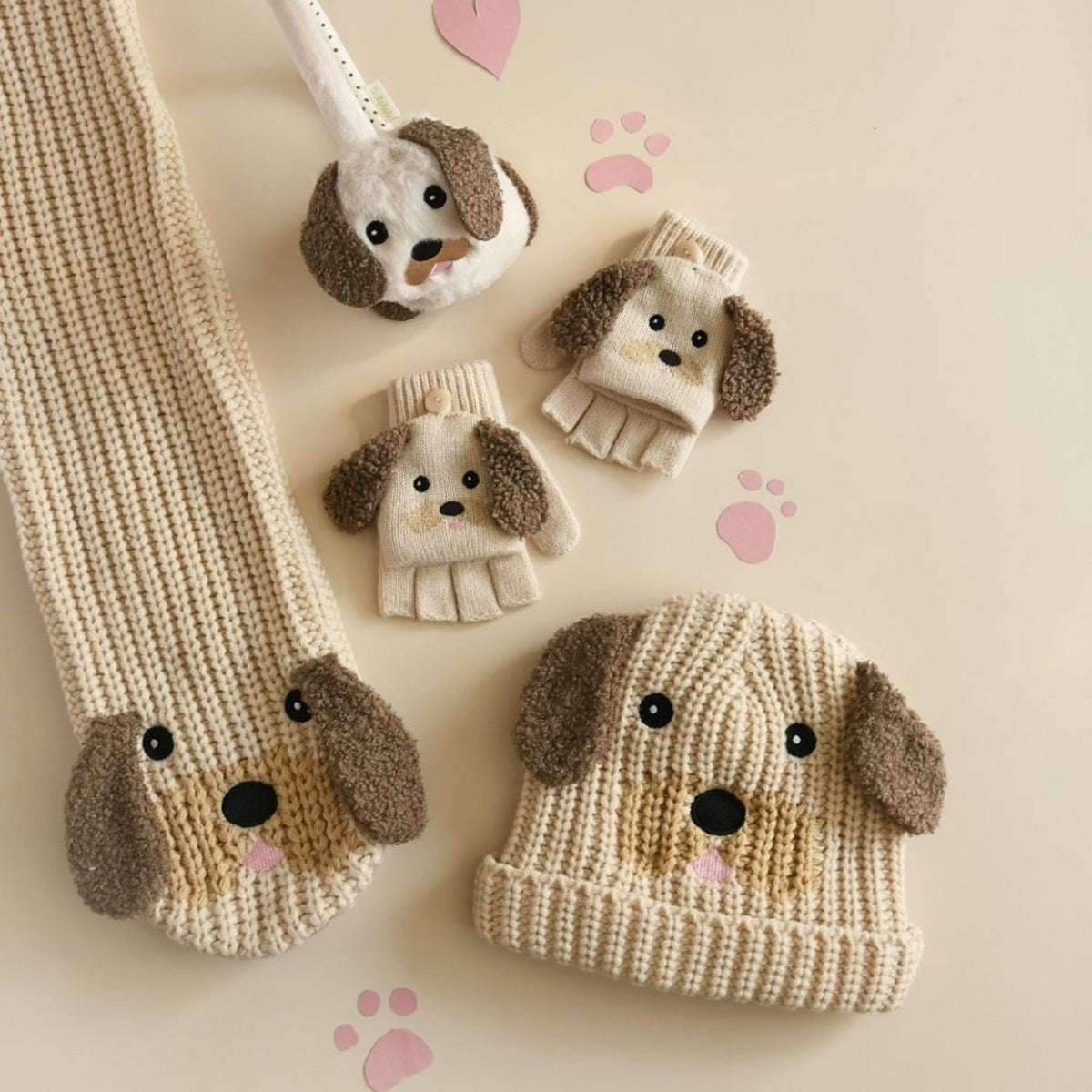 Rockahula® Knitted Kids Scarf Pippy Puppy (3-10 Y) – slika 4