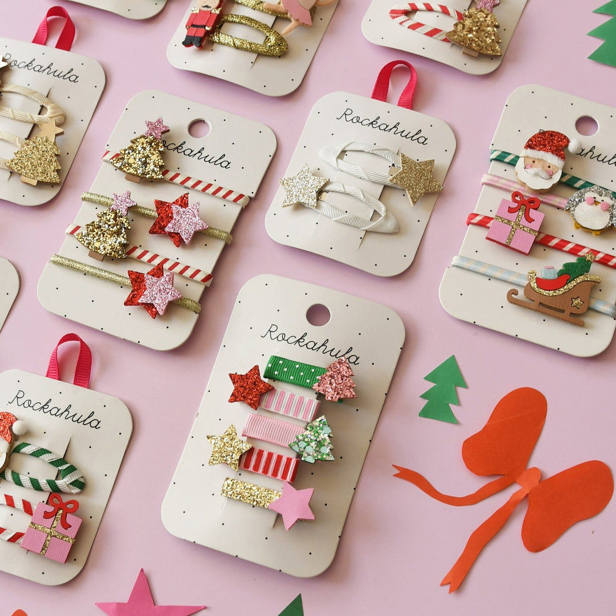 Rockahula® Hair Clips Set Merry Mini Christmas – slika 2