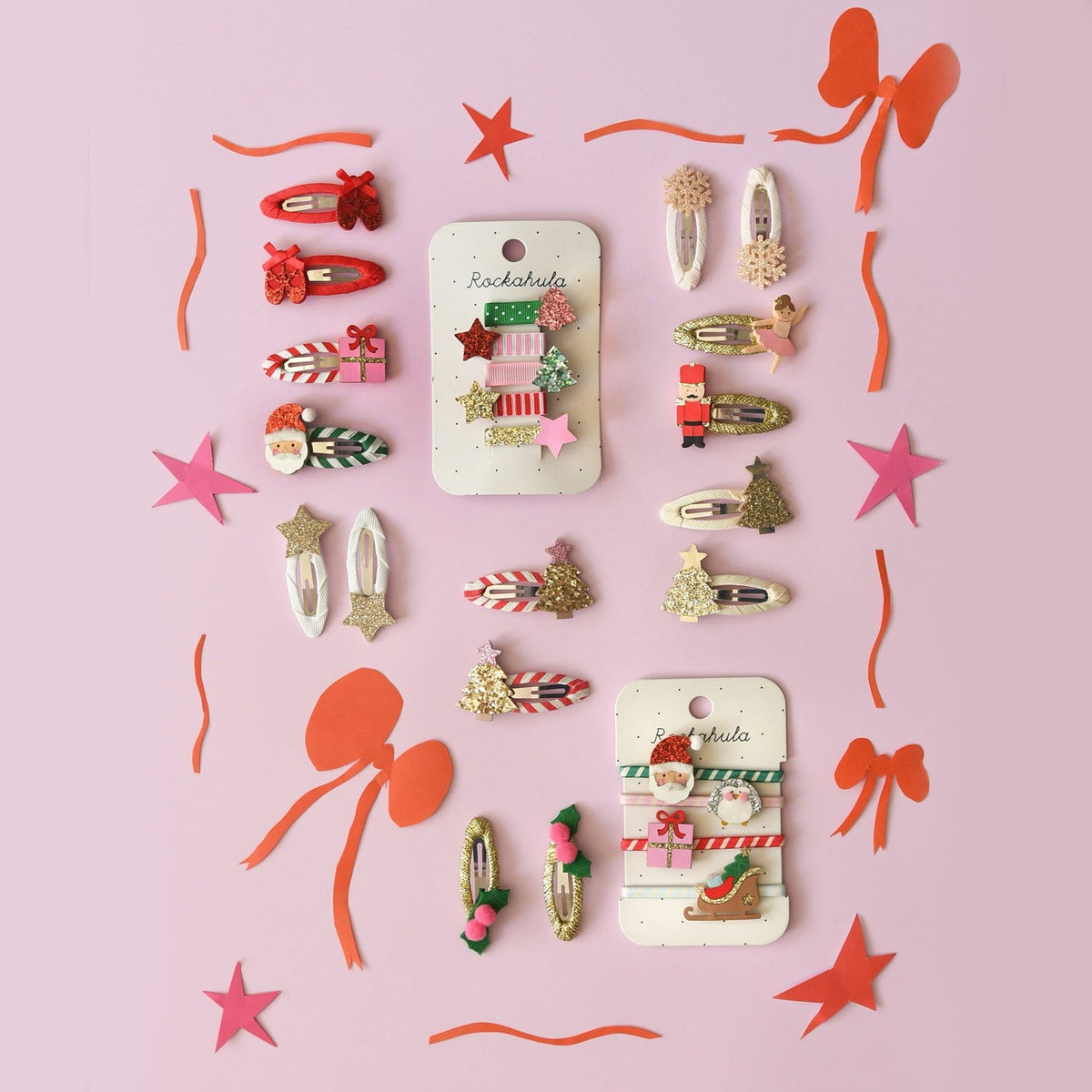 Rockahula® Hair Clips Set Merry Mini Christmas – slika 3