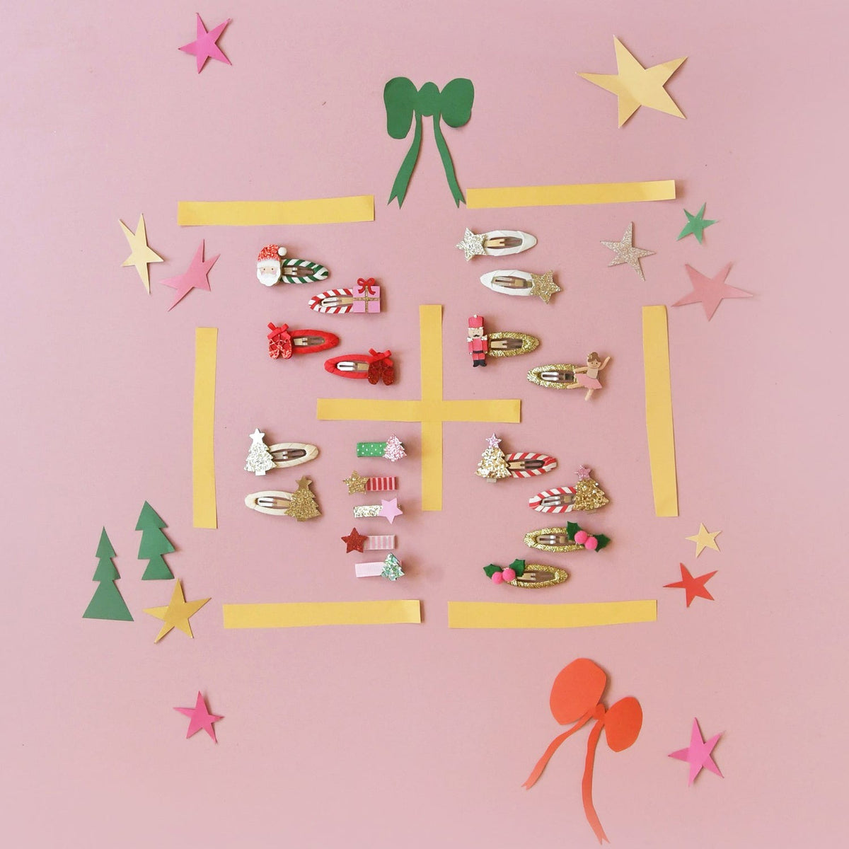Rockahula® Hair Clips Set Merry Mini Christmas – slika 4