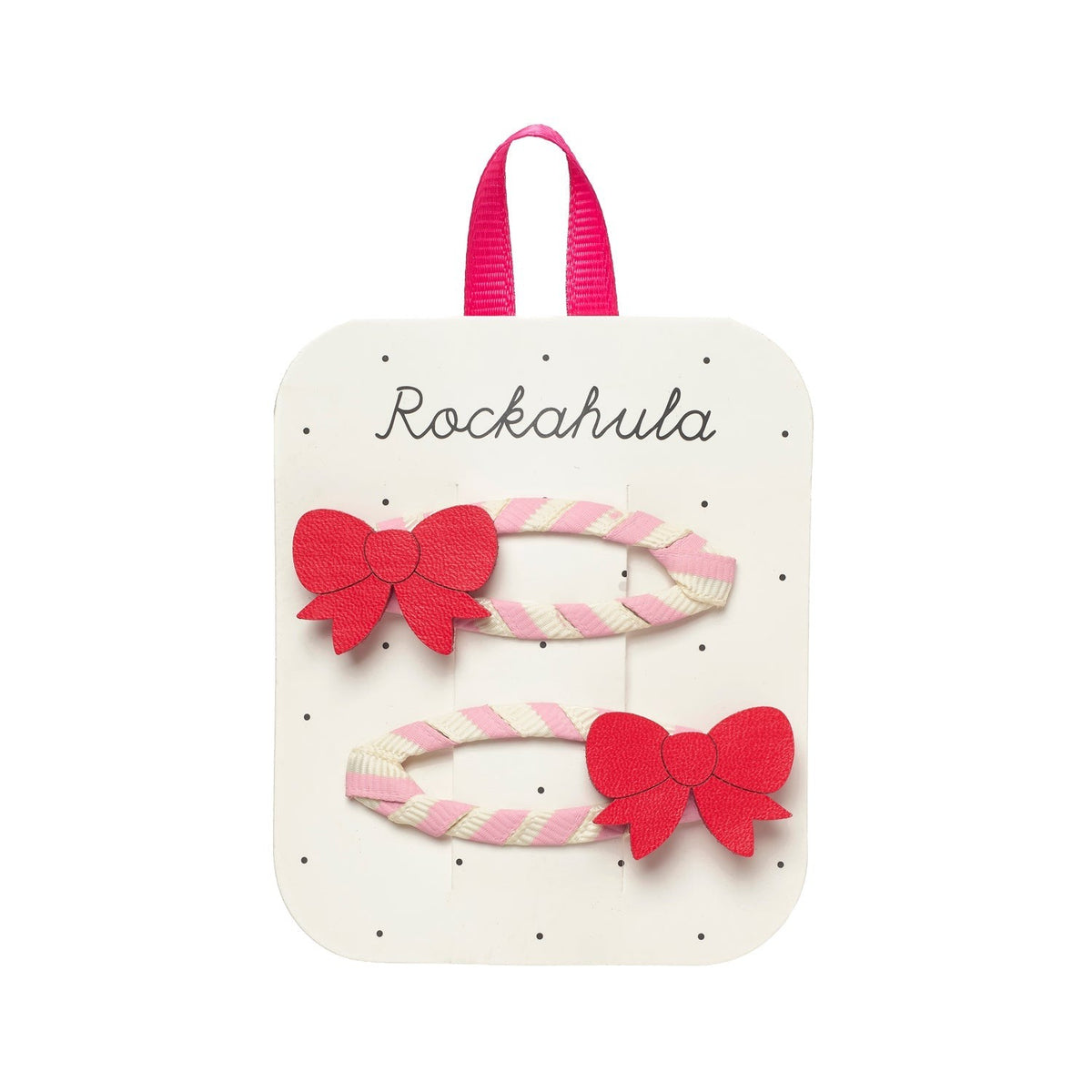 Rockahula® Hair Clips Cutesy Bow Stripy