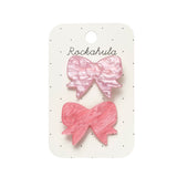 Rockahula® Hair Clips Pretty in Pink Acetate Bow