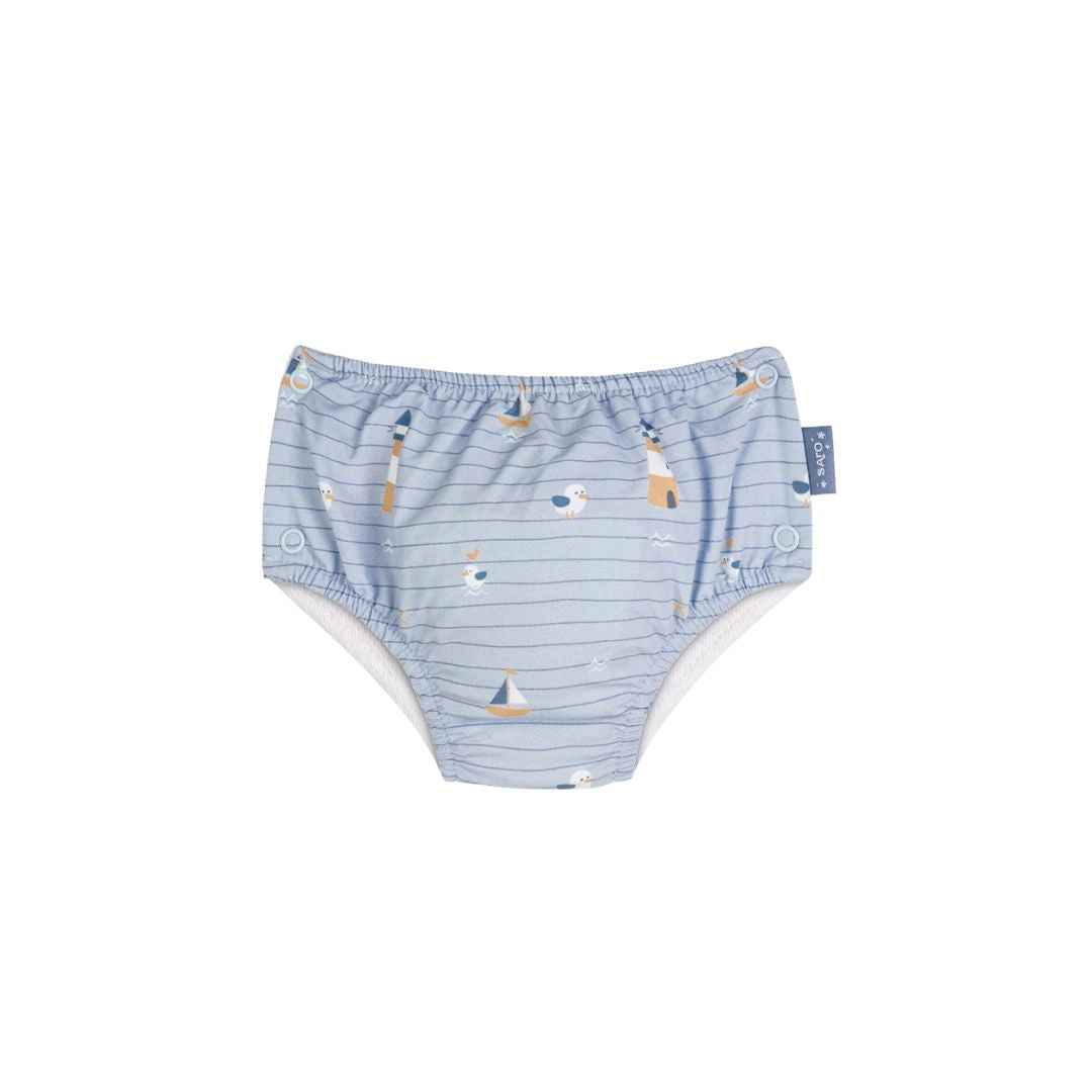 Saro Baby® Kopalna plenička/kopalke Navy Hugs 24-36M Saro Baby