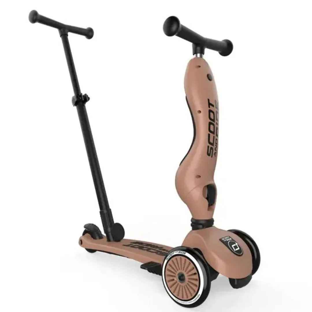 Scoot & Ride® Otroški poganjalec in skiro Highwaykick 1 Push and Go Mocha Scoot & Ride