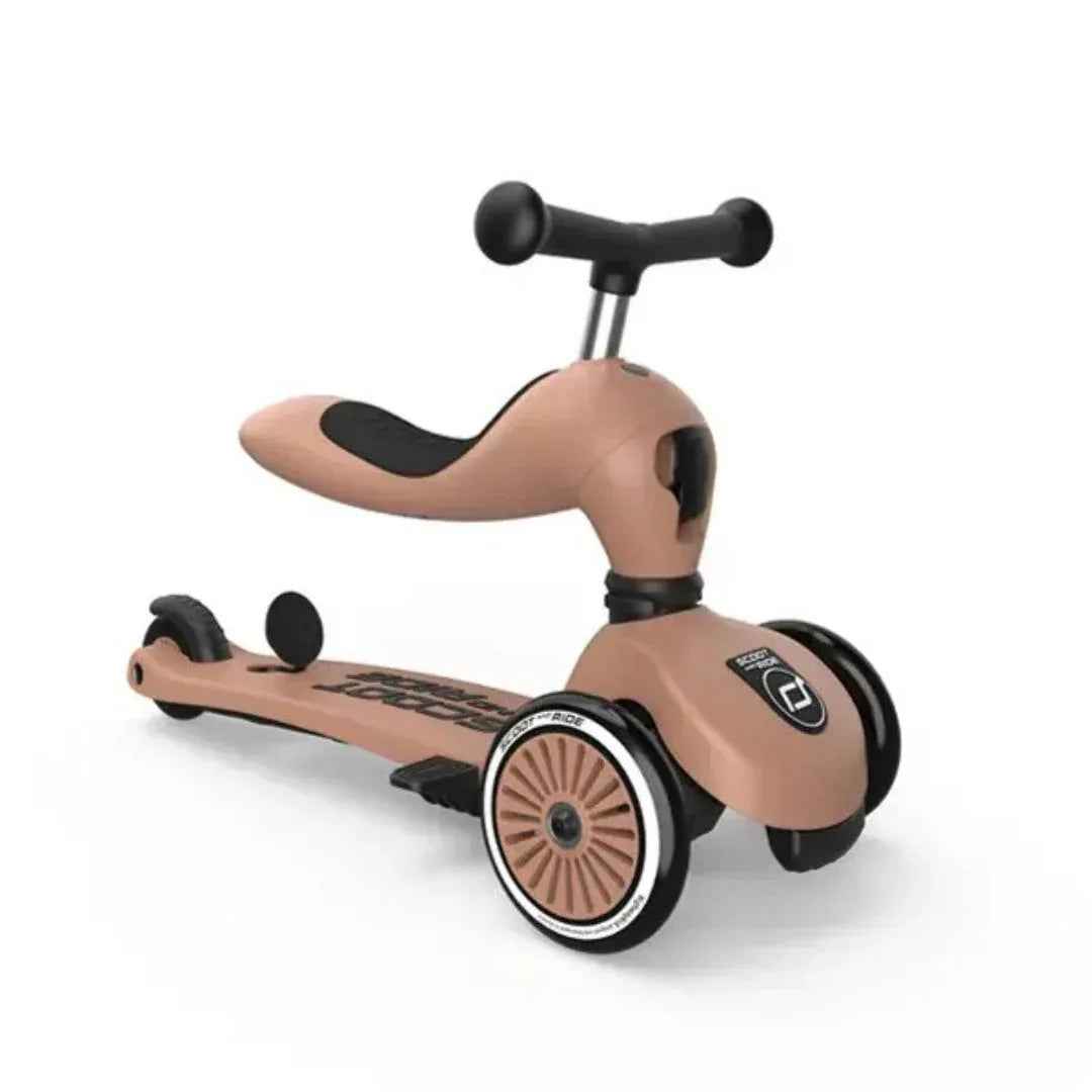 Scoot & Ride® Otroški poganjalec in skiro Highwaykick 1 Push and Go Mocha Scoot & Ride