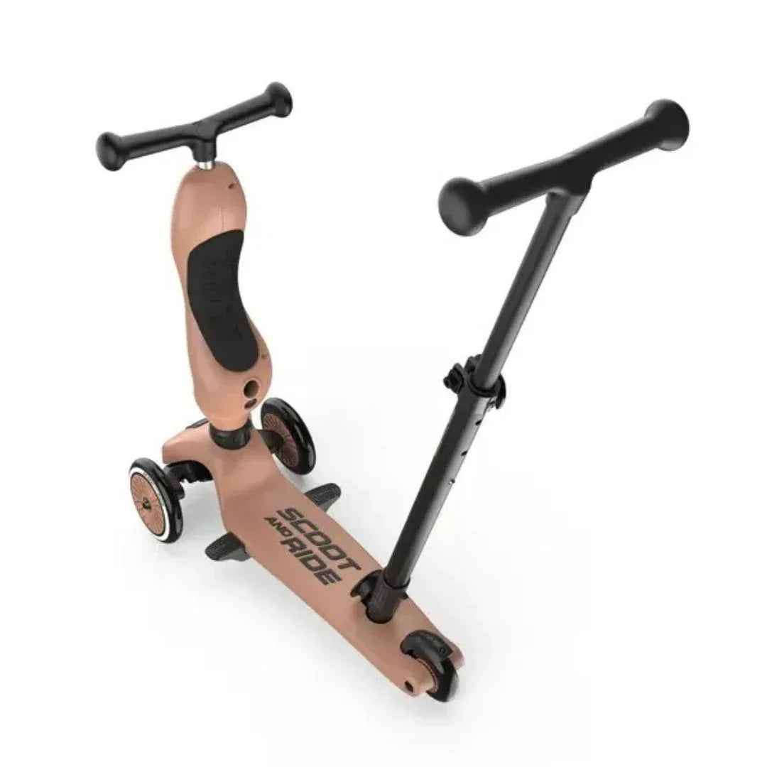Scoot & Ride® Otroški poganjalec in skiro Highwaykick 1 Push and Go Mocha Scoot & Ride
