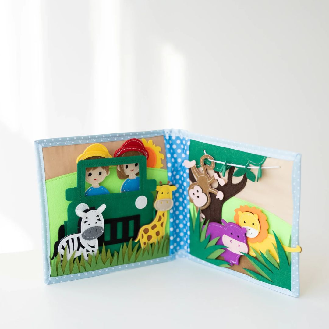 Smarti Book® Safari with finger puppets – slika 2