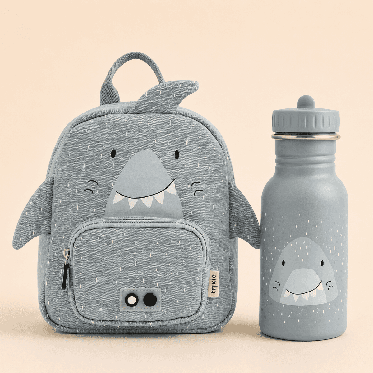 Trixie Baby® Set nahrbtnik MINI in steklenička 350ml Mr. Shark Trixie Baby