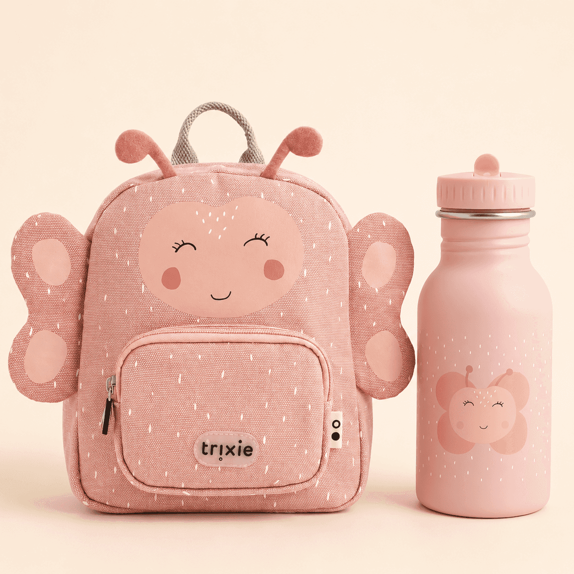 Trixie Baby® Set nahrbtnik MINI in steklenička 350ml Mrs. Butterfly Trixie Baby