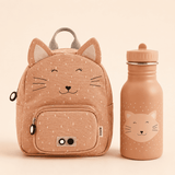 Trixie Baby® Set backpack MINI and bottle 350ml Mrs. Cat